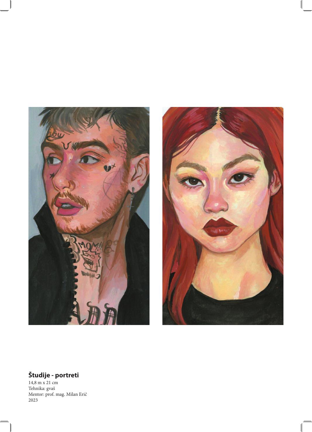 Študije - portreti